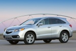 Picture of a 2015 Acura RDX in Silver Moon from a front left perspective
