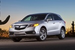 Picture of a 2015 Acura RDX in Silver Moon from a front left perspective