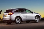Picture of a 2015 Acura RDX in Silver Moon from a rear right perspective
