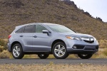 Picture of a 2015 Acura RDX in Forged Silver Metallic from a front right perspective