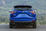 Picture of a 2019 Acura RDX A-Spec Package SH-AWD in Apex Blue Pearl from a rear perspective