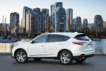 Picture of a 2019 Acura RDX SH-AWD in White Diamond Pearl from a rear left three-quarter perspective