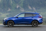 Picture of a 2020 Acura RDX A-Spec Package SH-AWD in Apex Blue Pearl from a left side perspective