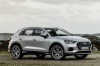 Picture of a 2019 Audi Q3 45 quattro in Florett Silver Metallic from a front right three-quarter perspective
