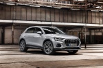 Picture of a 2019 Audi Q3 45 quattro in Florett Silver Metallic from a front right perspective