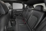 Picture of a 2015 Audi Q5 3.0T Quattro S-Line's Rear Seats in Black