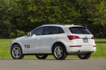 Picture of a 2015 Audi Q5 TDI Quattro in Ibis White from a rear left three-quarter perspective