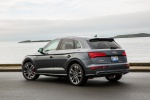 Picture of a 2019 Audi SQ5 quattro in Daytona Gray Pearl Effect from a rear left three-quarter perspective