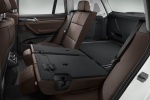 Picture of a 2015 BMW X3's Rear Seats in Mocha