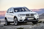 Picture of a 2015 BMW X3 in Mineral White Metallic from a front right perspective