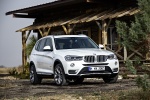 Picture of a 2015 BMW X3 in Mineral White Metallic from a front right three-quarter perspective