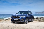Picture of a 2019 BMW X3 M40i in Phytonic Blue Metallic from a front left perspective