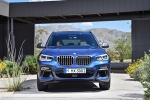 Picture of a 2019 BMW X3 M40i in Phytonic Blue Metallic from a frontal perspective