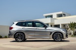 Picture of a 2020 BMW X3 M Competition in Donington Gray Metallic from a right side perspective