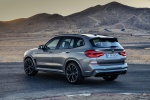 Picture of a 2020 BMW X3 M Competition in Donington Gray Metallic from a rear left three-quarter perspective