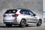 Picture of a 2017 BMW X5 M in Donington Gray Metallic from a rear right three-quarter perspective