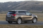 Picture of a 2017 Buick Envision AWD in Bronze Alloy Metallic from a rear right three-quarter perspective