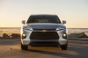 Picture of a 2020 Chevrolet Blazer Premier AWD in Silver Ice Metallic from a frontal perspective