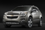 Picture of a 2015 Chevrolet Equinox in Silver Ice Metallic from a front left perspective