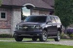 Picture of a 2015 Chevrolet Tahoe LT 4WD Z71 in Sable Metallic from a front left perspective