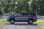 Picture of a 2015 Chevrolet Tahoe LT 4WD Z71 in Sable Metallic from a side perspective