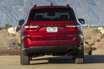 Picture of a 2016 Dodge Durango Limited AWD in Deep Cherry Red Crystal Pearlcoat from a rear perspective