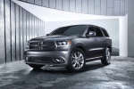 Picture of a 2016 Dodge Durango R/T in Maximum Steel Metallic Clearcoat from a front left three-quarter perspective