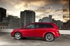 Picture of a 2019 Dodge Journey in Redline 2 Coat Pearl from a left side perspective