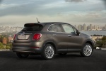 Picture of a 2016 Fiat 500X in Bronzo Magnetico Opaco from a rear right three-quarter perspective
