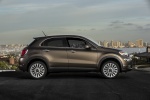 Picture of a 2016 Fiat 500X in Bronzo Magnetico Opaco from a side perspective