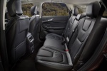 Picture of a 2017 Ford Edge Titanium's Rear Seats in Ebony