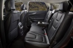Picture of a 2017 Ford Edge Titanium's Rear Seats in Ebony