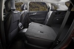 Picture of a 2017 Ford Edge Titanium's Rear Seats Folded in Ebony