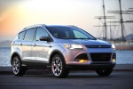 Picture of a 2014 Ford Escape Titanium 4WD in Ingot Silver Metallic from a front right perspective