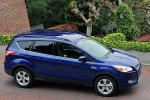 Picture of a 2014 Ford Escape SE in Deep Impact Blue from a front right three-quarter top perspective