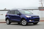 Picture of a 2016 Ford Escape SE in Deep Impact Blue from a front right three-quarter perspective