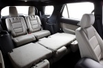 Picture of a 2014 Ford Explorer Limited 4WD's Rear Seats Folded in Medium Light Stone