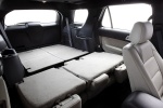Picture of a 2014 Ford Explorer Limited 4WD's Third Row Seats Folded in Medium Light Stone