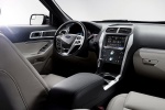 Picture of a 2015 Ford Explorer Limited 4WD's Interior in Medium Light Stone