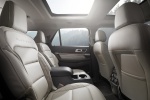 Picture of a 2016 Ford Explorer Platinum 4WD's Rear Seats in Medium Soft Ceramic