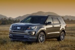 Picture of a 2016 Ford Explorer Sport 4WD in Magnetic Metallic from a front left three-quarter perspective