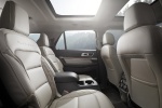 Picture of a 2019 Ford Explorer Platinum 4WD's Rear Seats in Medium Soft Ceramic
