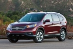Picture of a 2014 Honda CR-V EX-L AWD in Basque Red Pearl II from a front left perspective