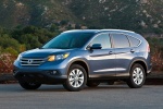 Picture of a 2014 Honda CR-V EX-L AWD in Twilight Blue Metallic from a front left three-quarter perspective
