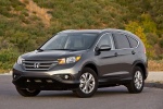 Picture of a 2014 Honda CR-V EX-L AWD in Urban Titanium Metallic from a front left perspective