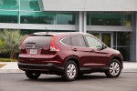Picture of a 2014 Honda CR-V EX-L AWD in Basque Red Pearl II from a rear right three-quarter perspective