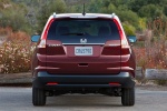 Picture of a 2014 Honda CR-V EX-L AWD in Basque Red Pearl II from a rear perspective