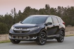 Picture of a 2017 Honda CR-V Touring AWD in Crystal Black Pearl from a front left perspective