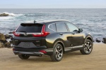 Picture of a 2017 Honda CR-V Touring AWD in Crystal Black Pearl from a rear right perspective