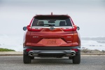Picture of a 2017 Honda CR-V Touring AWD in Molten Lava Pearl from a rear perspective